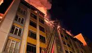 Korgan’da gece yarısı korkutan çatı yangını