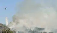 Eşme’de meşelik alanda yangın alarmı