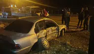 Erdemli’de akşam saatlerinde iki araç çarpıştı