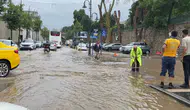 İstanbul sağanağa teslim oldu Çırağan Caddesi su altında kaldı