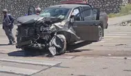 Malatya yolunda iki pikap çarpıştı