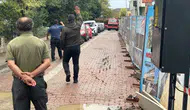 Avcılar'da inşaat kazısı çöktü Sokak trafiğe kapatıldı