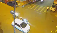 Bahçelievler'de dikkatsiz otomobil sürücüsü kazaya davetiye çıkardı