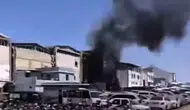 Gaziantep sanayisinde iş yeri alevlere teslim oldu