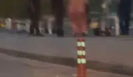 Fatih sokaklarında korku dolu anlar kamerada