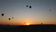 Kapadokya semalarında 300 bini aşkın yolcu gökyüzüne çıktı