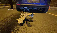 Tekirdağ'da açık rögar kapağı otomobili hurdaya çevirdi