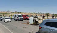 Adıyaman'da direksiyon hakimiyetini kaybeden sürücü kaza yaptı