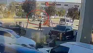 İnegöl yolunda motosiklet kazası kameraya yansıdı
