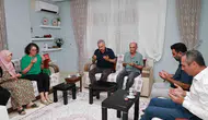 Mersin Emniyet Müdürü şehit ailesini evinde ziyaret etti