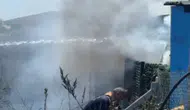 Silivri’de otluk alanda başlayan yangın hobi bahçelerine zarar verdi