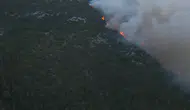 Kaş’ta orman yangını başladı
