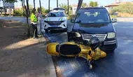 Manavgat’ta kavşak ihlali kazaya yol açtı
