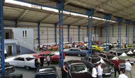 Kayseri'de sanayi hangarı nostalji garajına dönüştü