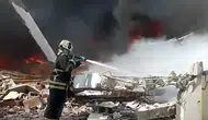 Adana'da narenciye deposunda korkutan yangın