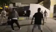Kuşadası okul bahçesinde otopark kavgası
