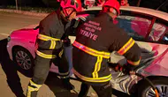 Bucak'ta gece yarısı trafik kazası 6 kişi hastanelik oldu