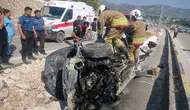 Hatay’da direksiyon hakimiyetini kaybeden sürücü kaza yaptı