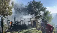 Bingöl’de korkutan bahçe yangını ormana ulaşmadan durduruldu