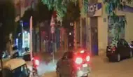 Gemlik’te otomobille çarpışan motosikletli yola savruldu