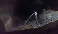 Bir izmarit yüzünden az daha yayla yolu kül oluyordu