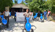 Palulu çiftçilere makine desteği