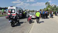 Adıyaman trafiğinde kaza anı 3 kişi yaralandı