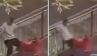 Çocuk parkında mide bulandıran anlar: Etrafı kolladı, rezalete imza attı