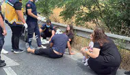 Çorlu'da motosiklet kazası aileyi hastanelik etti
