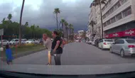 Hatay'da yürekleri ağza getiren kaza