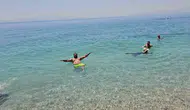 Van Gölü kıyısındaki Adilcevaz sahilleri Ege rotalarına rakip oluyor