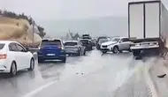 Kastamonu’da sağanak yağış zincirleme kazaları beraberinde getirdi
