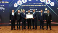 Kayseri Ticaret Borsası Türkiye’nin en iyi 5 borsası arasına girdi