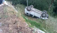 Kastamonu'da hastane dönüşü kaza 3 kişi yaralandı