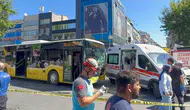 Fatih’te otobüsle ambulans çarpıştı yolcular yaralandı