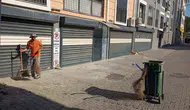 Germencik Belediyesi sokakları temizlemek için mesaiyi artırdı