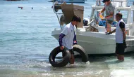 Bodrum denizlerinde temizlik mesaisi 650 kilo atıkla devam etti