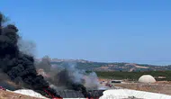 Ayvacık’taki atık tesisinde dumanlar yükseliyor