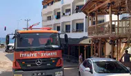 Mersin'de otel yangını paniği