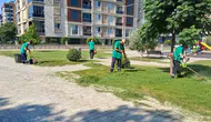 Efeler Belediyesi yeşil alanlarda temizlik ve bakım mesaisini artırdı