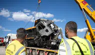 Feci kaza: Freni boşalan hafriyat kamyonu iki can aldı