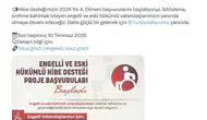 Engelli ve eski hükümlülere iş kurmaları için yeni hibe dönemi başladı