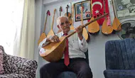 Eskişehir’in 84 yaşındaki ozanı 78 yıldır sazıyla yaşıyor