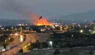 Eryaman'da otluk alanda korkutan yangın kontrol altına alındı