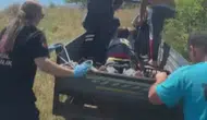 Amasya yaylasında kaza yapan yaşlı adamı patpat kurtardı
