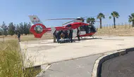 Cizre’deki ağır kazada yaralanan yolcu için hava ambulansı devreye girdi