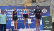 Sivaslı atlet Dilan Yılmaz Türkiye şampiyonu oldu