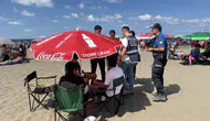 Karasu sahillerinde alkol yasağı denetimi başladı