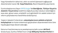 12’nci Yargı Paketi yürürlüğe girdi