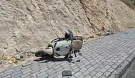 Adıyaman İndere yolunda motosiklet kazası